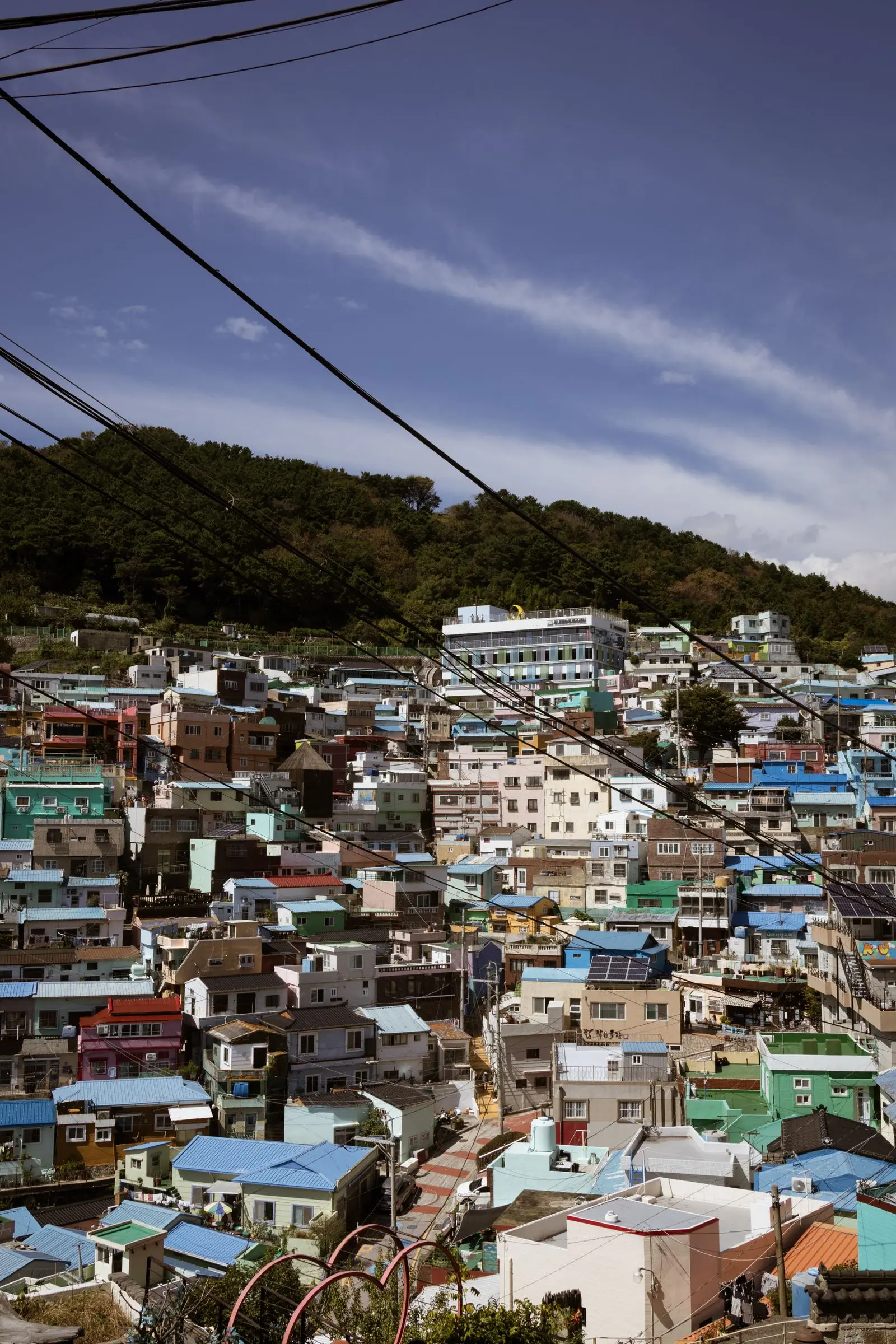 Les maisons colorées du village culturel de Gamcheon, Busan